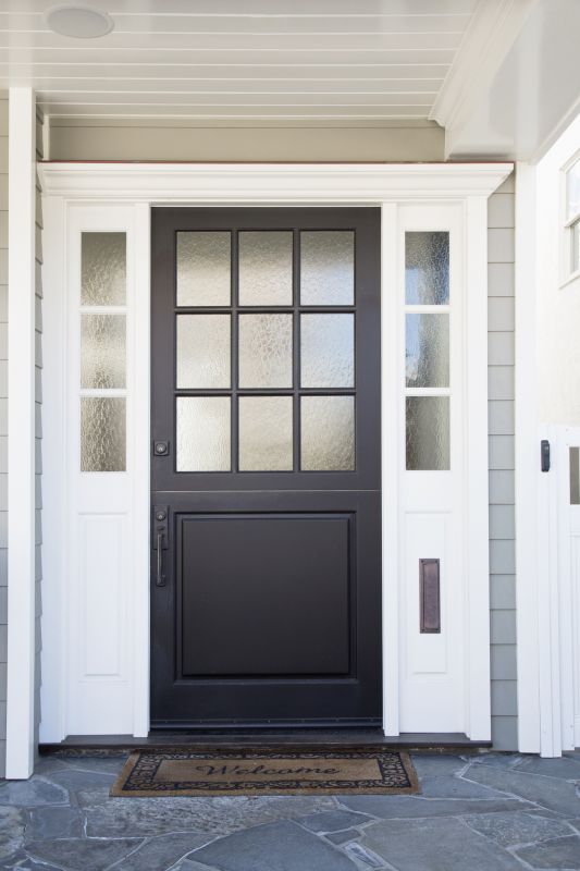 Elegant Black Door